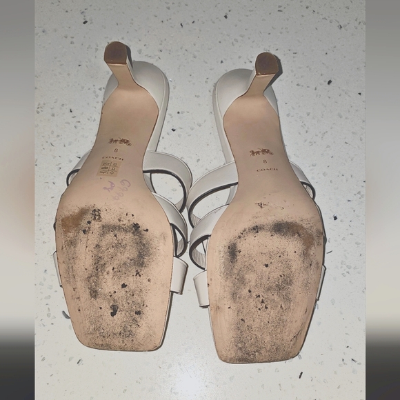 Coach Tillie Leather SandalWomen's size8 - Picture 6 of 8